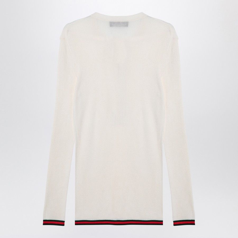 Gucci o1d2blof0325 Silk Jersey in White Size US XL / EU 56 / 4 - 2 Thumbnail