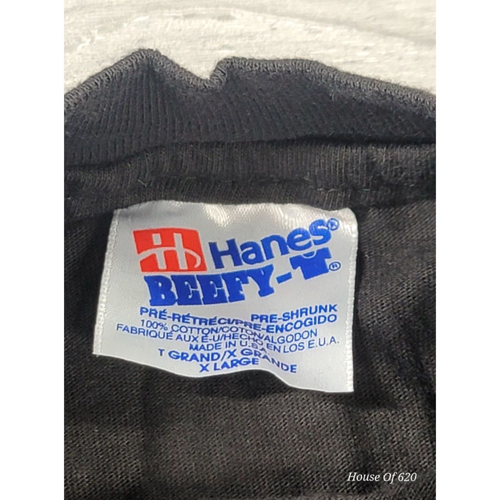 Hanes VTG Hanes T-Shirt 90s Johnny Rockets Jacksonville Short Sleeve XL Black Mens T-Shirt Size US XL / EU 56 / 4 - 5 Thumbnail