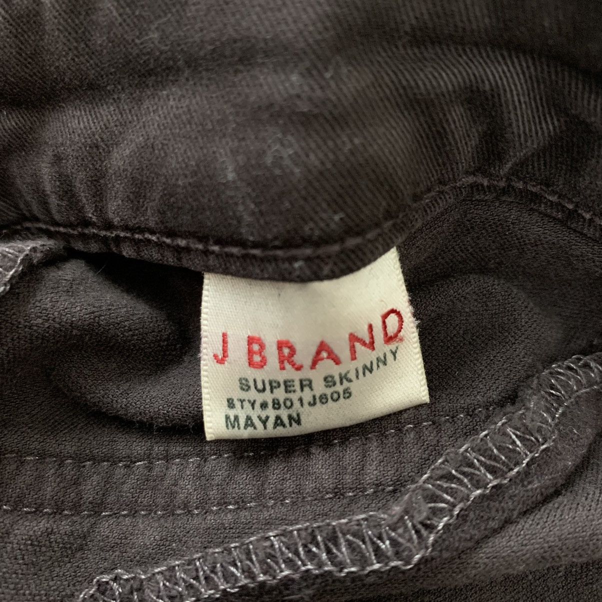 J Brand J Brand Mayan Super Skinny Burgundy Suede Pants Size 27 Size 27" / US 4 / IT 40 - 6 Thumbnail