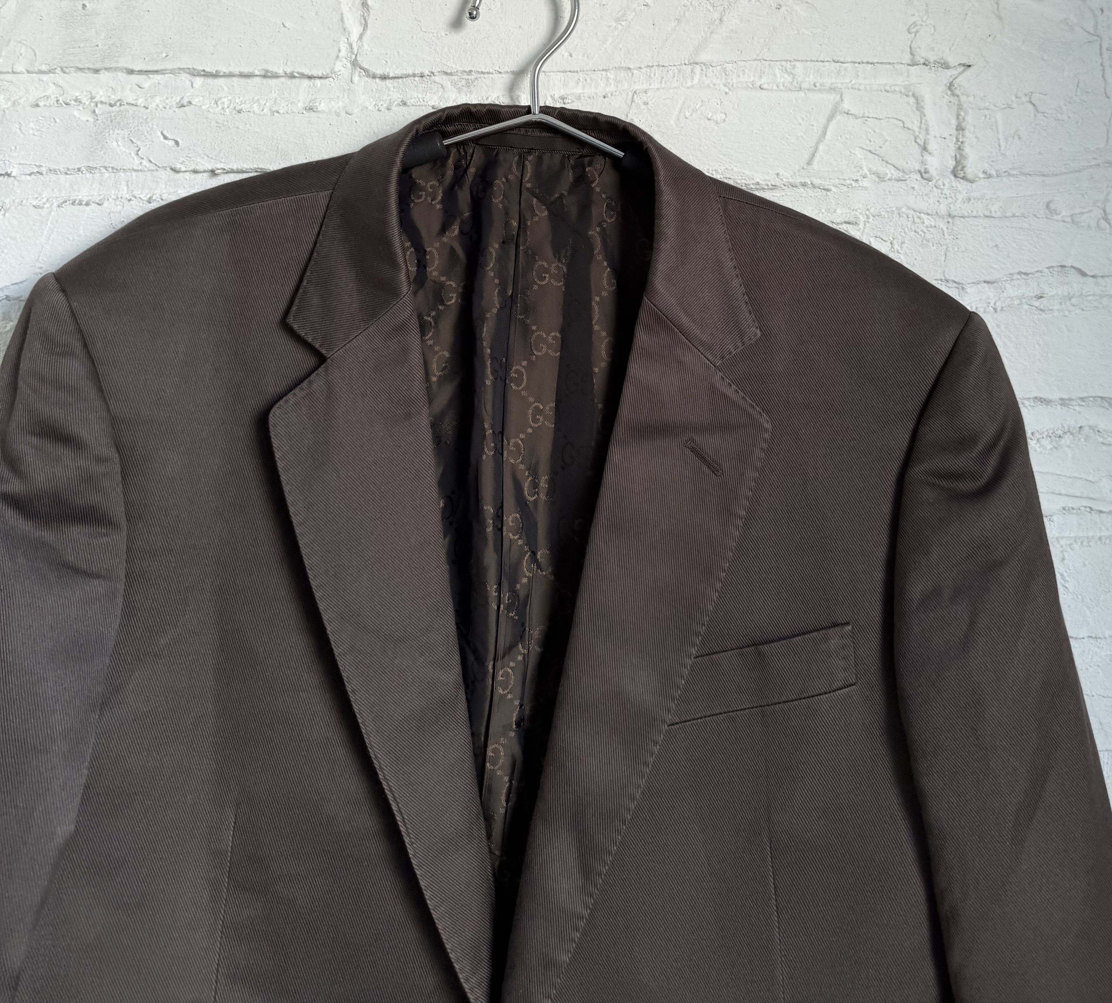 Gucci Gucci x Tom Ford GG monogram inside blazer Size 52R - 9 Thumbnail
