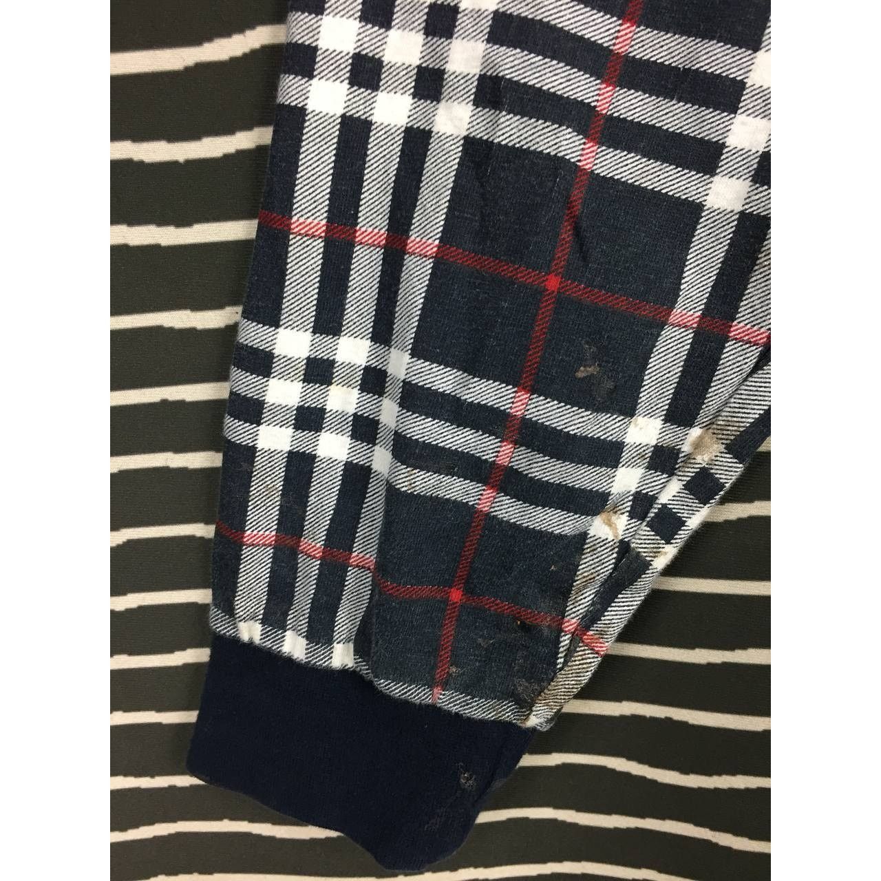 Burberry Vtg Burberry London Nova Check Longsleeve Polo Tee Size US L / EU 52-54 / 3 - 10 Thumbnail