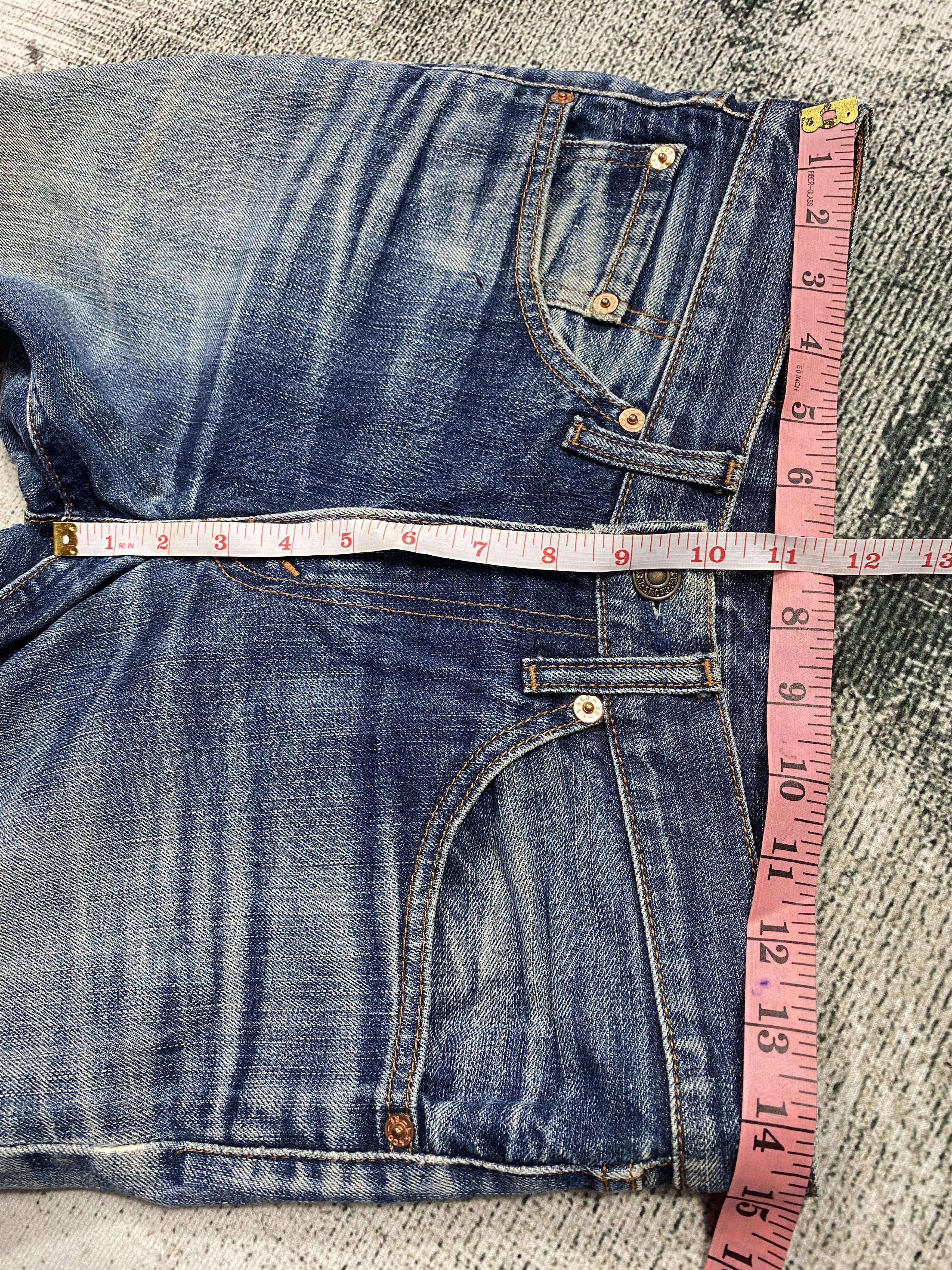 Levi's SICKS💥 517 Jeans Bootcut Blue Distressed Vintage Size US 29 - 13 Thumbnail