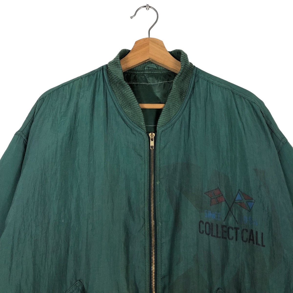 Japanese Brand 🔥Vintage Since 1954 Collect Call Bomber Jacket Big Logo Size US M / EU 48-50 / 2 - 2 Thumbnail