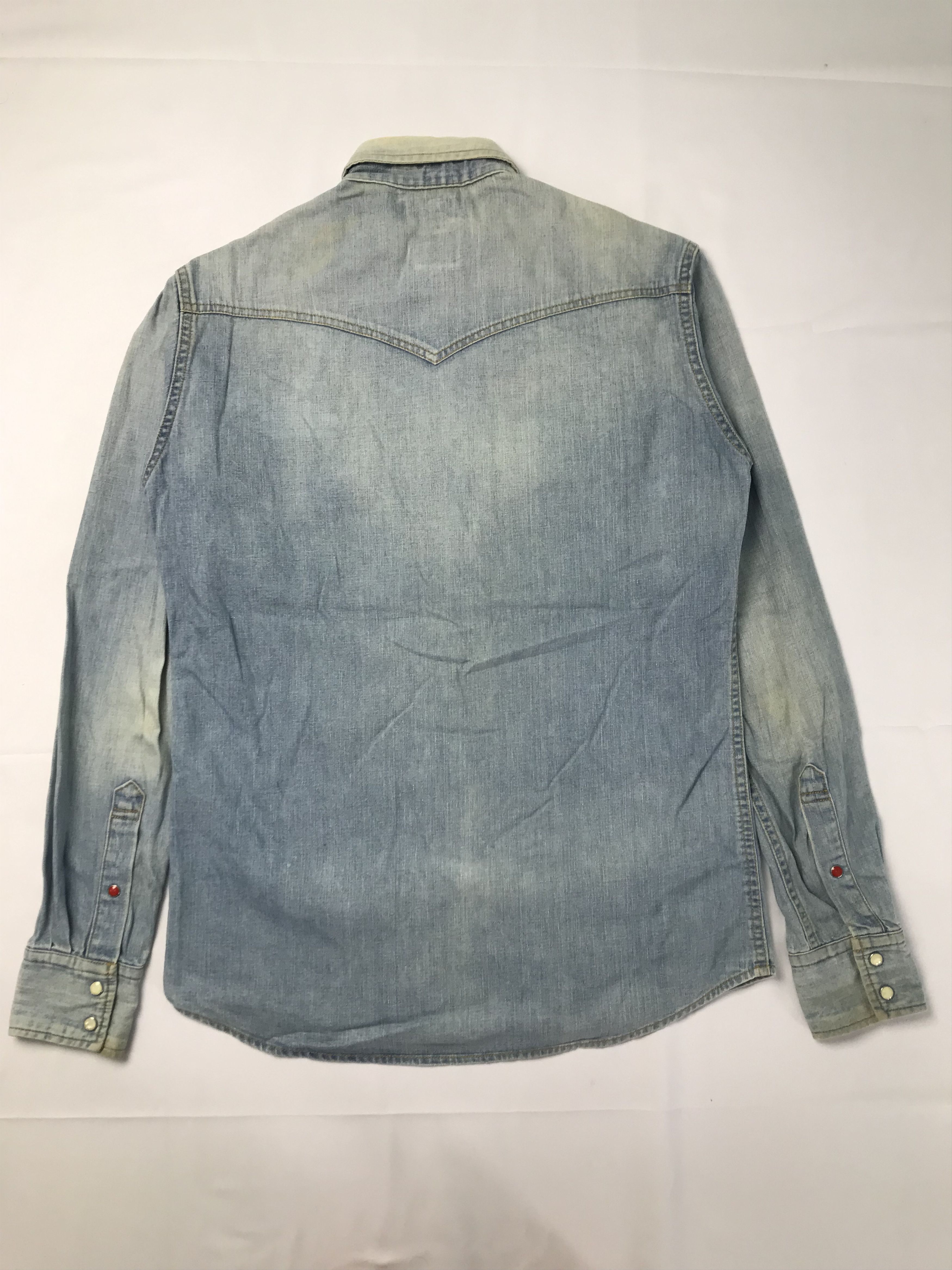 Japanese Brand Made in japan Attack the mind 7 indigo hard shirt Size US S / EU 44-46 / 1 - 4 Thumbnail