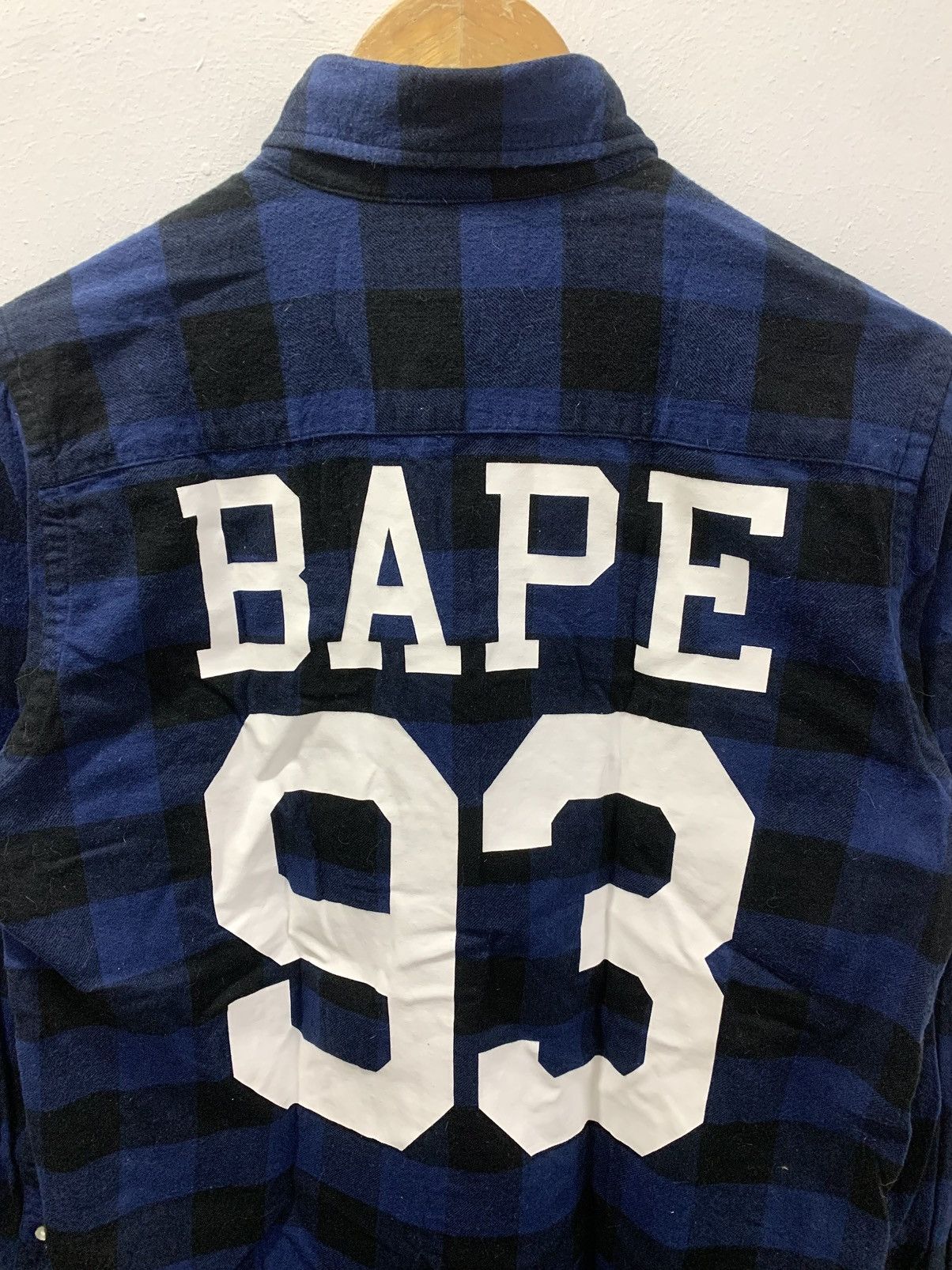 Bape A BATHING APE BLOCK CHECK - BUTTON DOWN FLANNEL L/S SHIRT Size US S / EU 44-46 / 1 - 4 Thumbnail