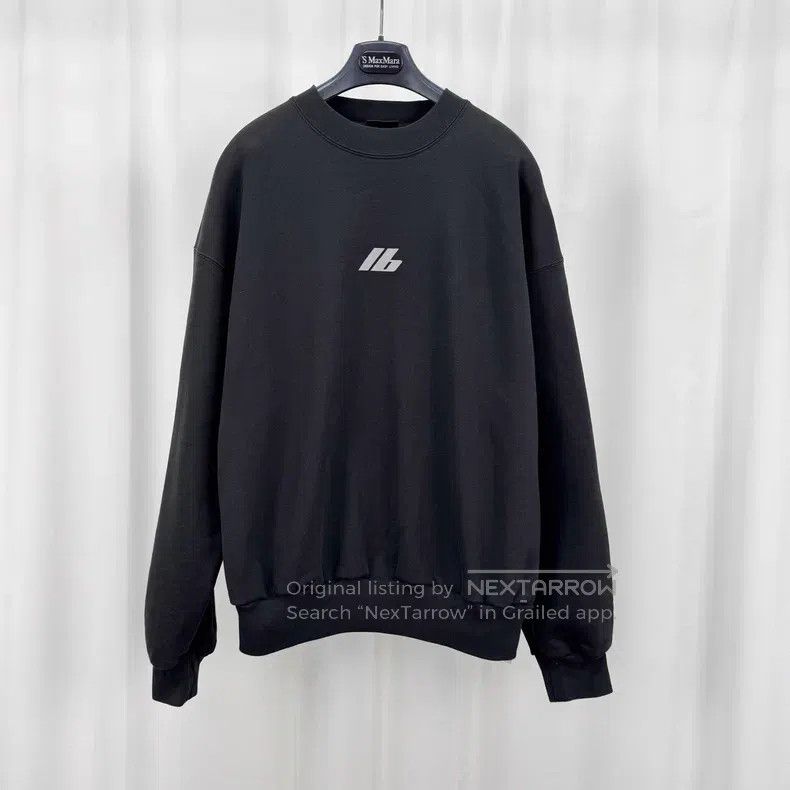 Balenciaga Balenciaga Reflective Letter Printed Sweatshirt Size US S / EU 44-46 / 1 - 1 Thumbnail