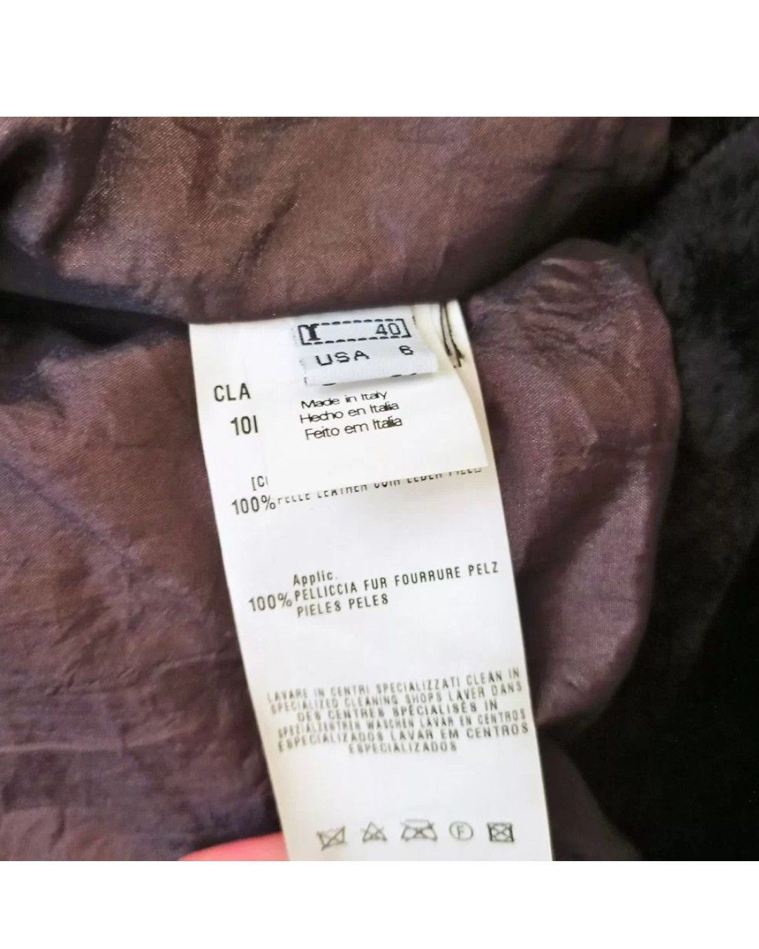 Roberto Cavalli FOX FUR FRONT LEATHER BELTED COAT Size S / US 4 / IT 40 - 6 Thumbnail