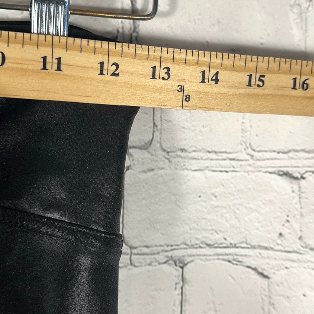 Spanx SPANX SPANXshape Faux Leather Black Leggings M Medium Petite Leggings Women Black Ankle 26” Inseam Mens? Women? Size 32" / US 10 / IT 46 - 4 Thumbnail