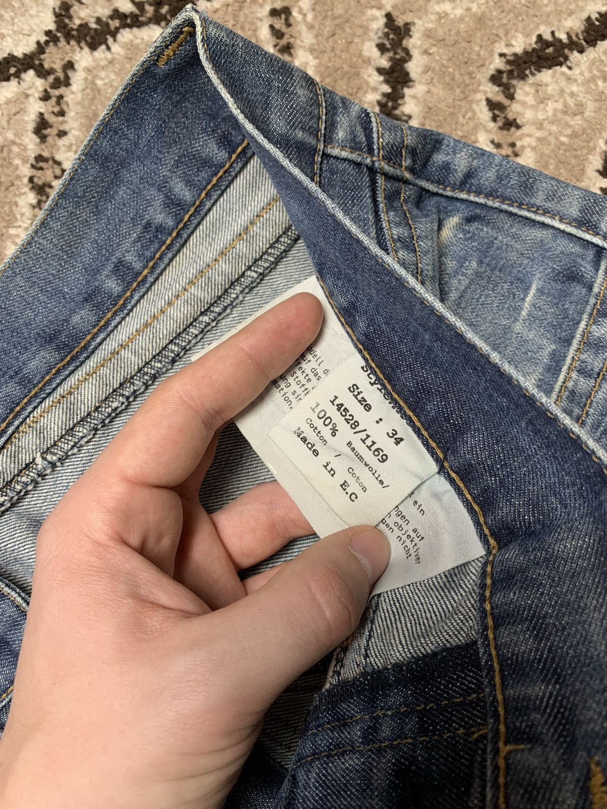 Freeman T. Porter × If Six Was Nine × Japanese Brand Vintage 90's Style Freeman T. porter Distressed Jeans Size US 34 / EU 50 - 9 Thumbnail