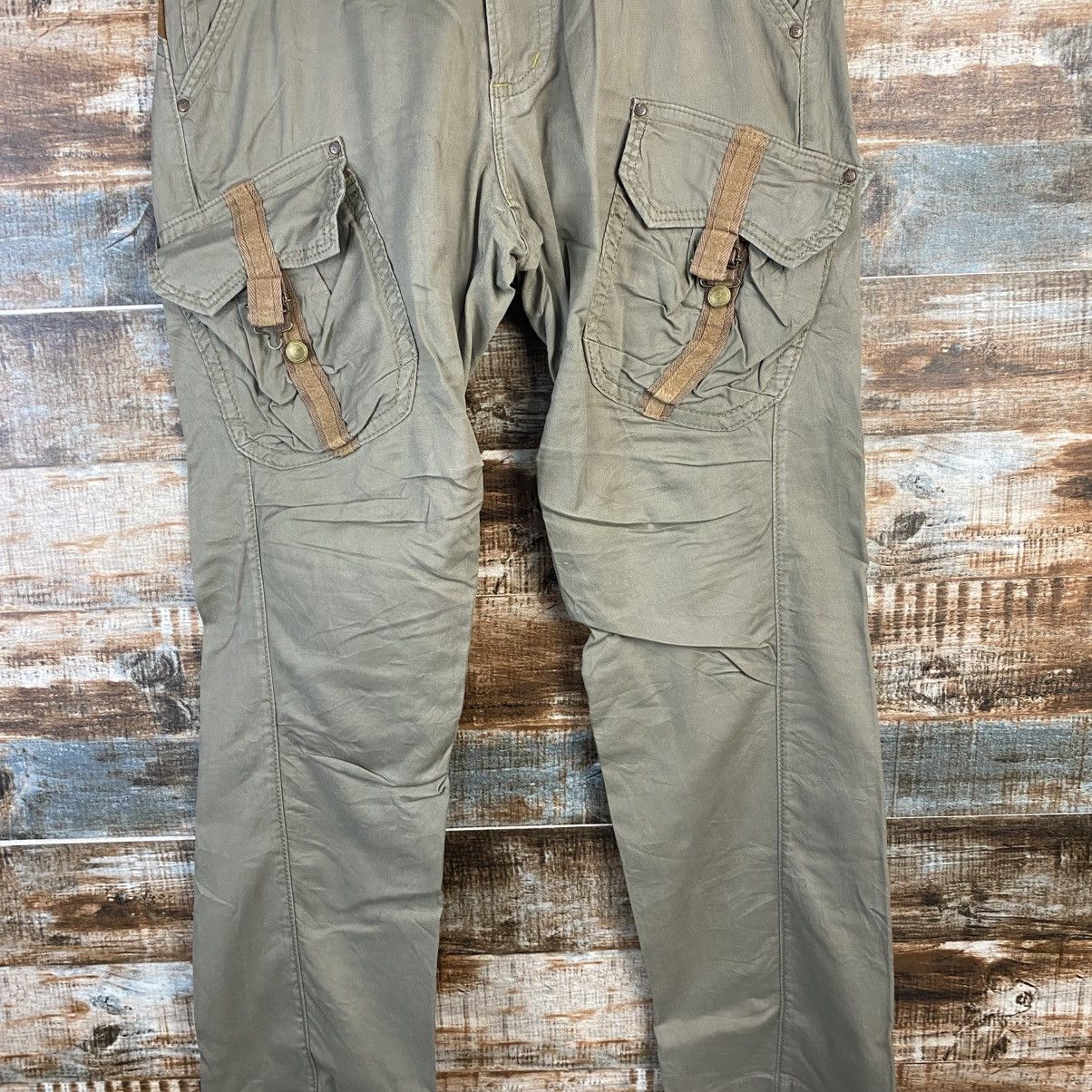 Japanese Brand DL Edwin Green Cargo Multipocket Pants #C971 Size US 32 / EU 48 - 5 Thumbnail
