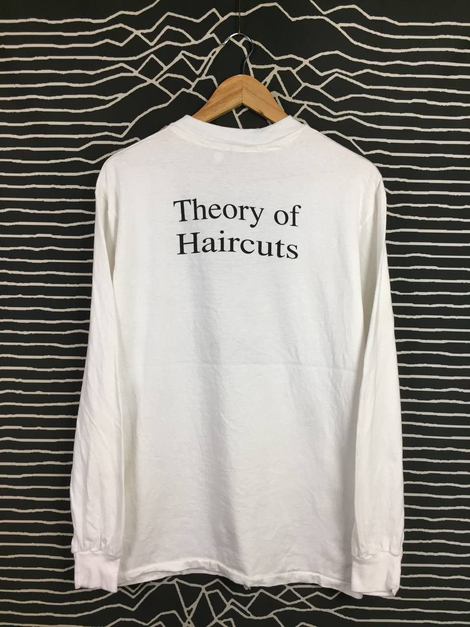 Vintage Vtg 80s 90s Theory of Haircuts Made In Usa Long Sleeve Tee Size US M / EU 48-50 / 2 - 9 Thumbnail