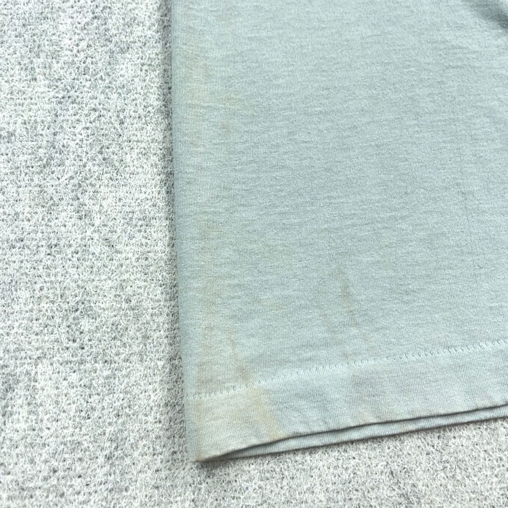Vintage VINTAGE Screen Stars Shirt Men Large Gray Teacher Tee Single Stitch 80s 90s Worn Size US L / EU 52-54 / 3 - 6 Thumbnail
