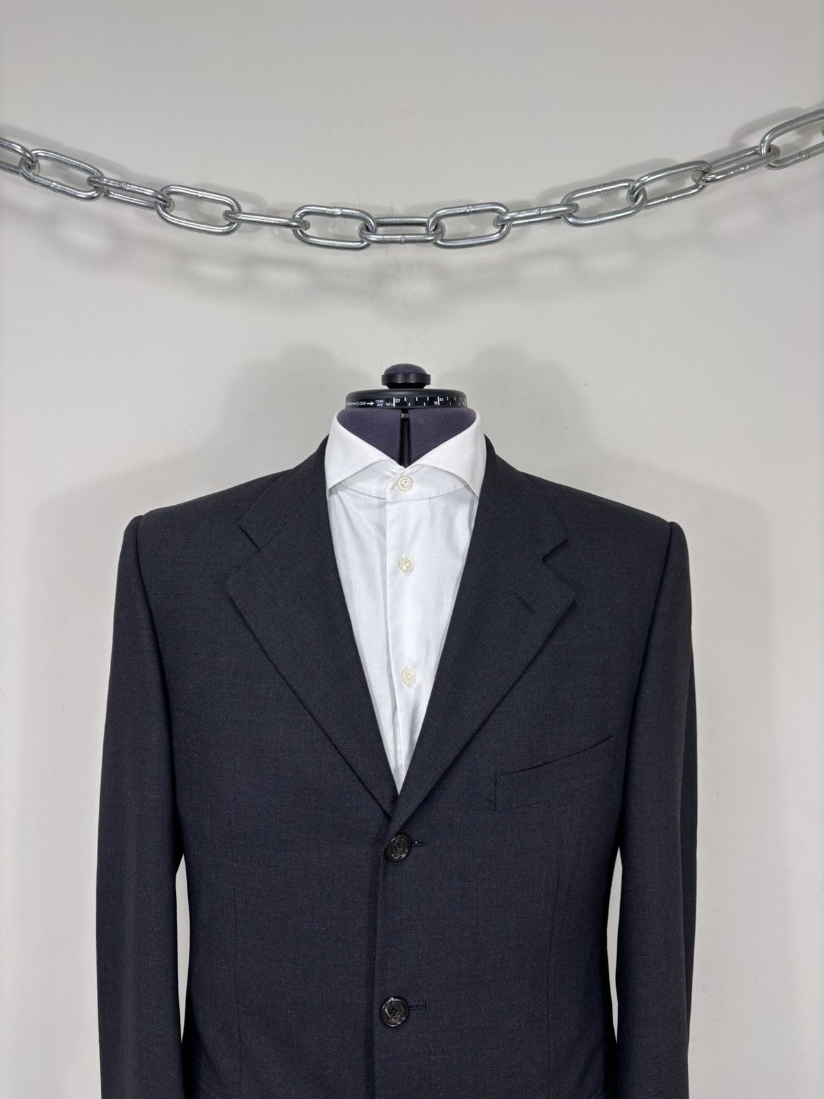 Corneliani Corneliani CC Men’s Grey Wool Stretch Blazer Jacket Size 38R - 2 Thumbnail