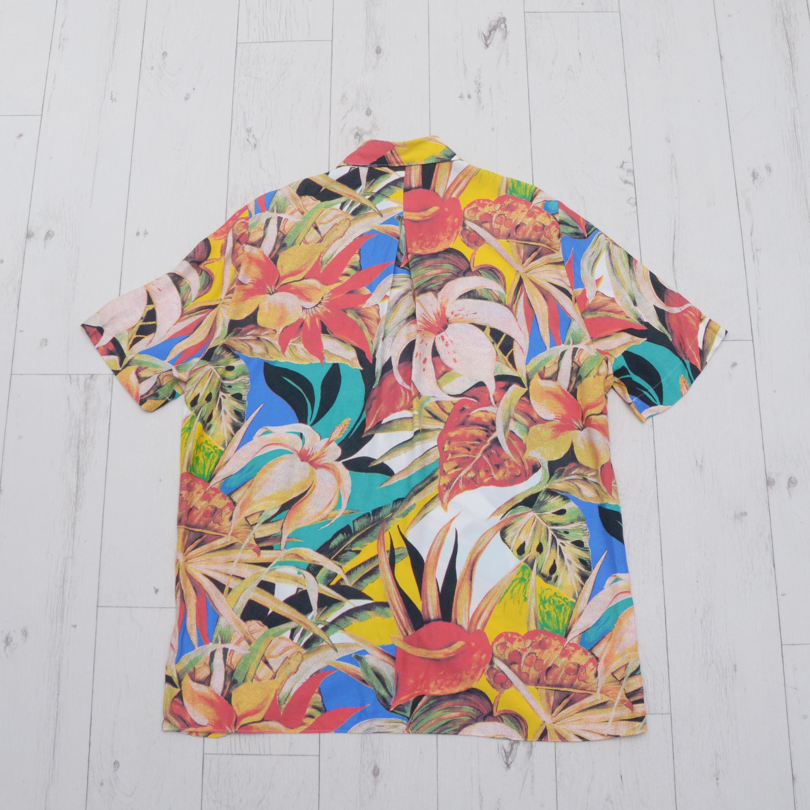 Designer × Vintage Vintage Sergio DI Llaurenti Hawaii Viscose Shirt Blouses Size M / US 6-8 / IT 42-44 - 9 Thumbnail