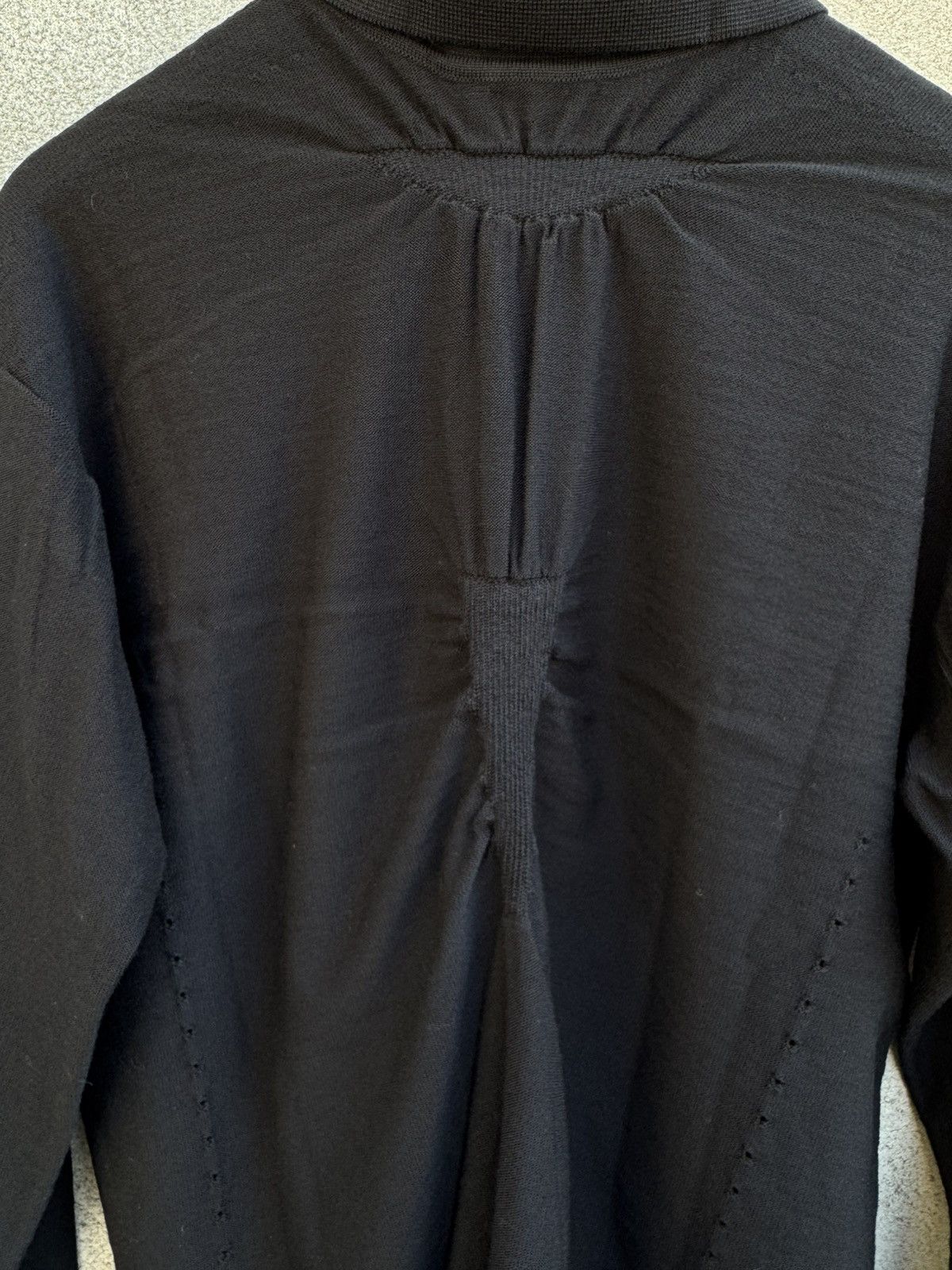 ROA ROA Pinched Wool Knit Polo Size US XL / EU 56 / 4 - 5 Thumbnail