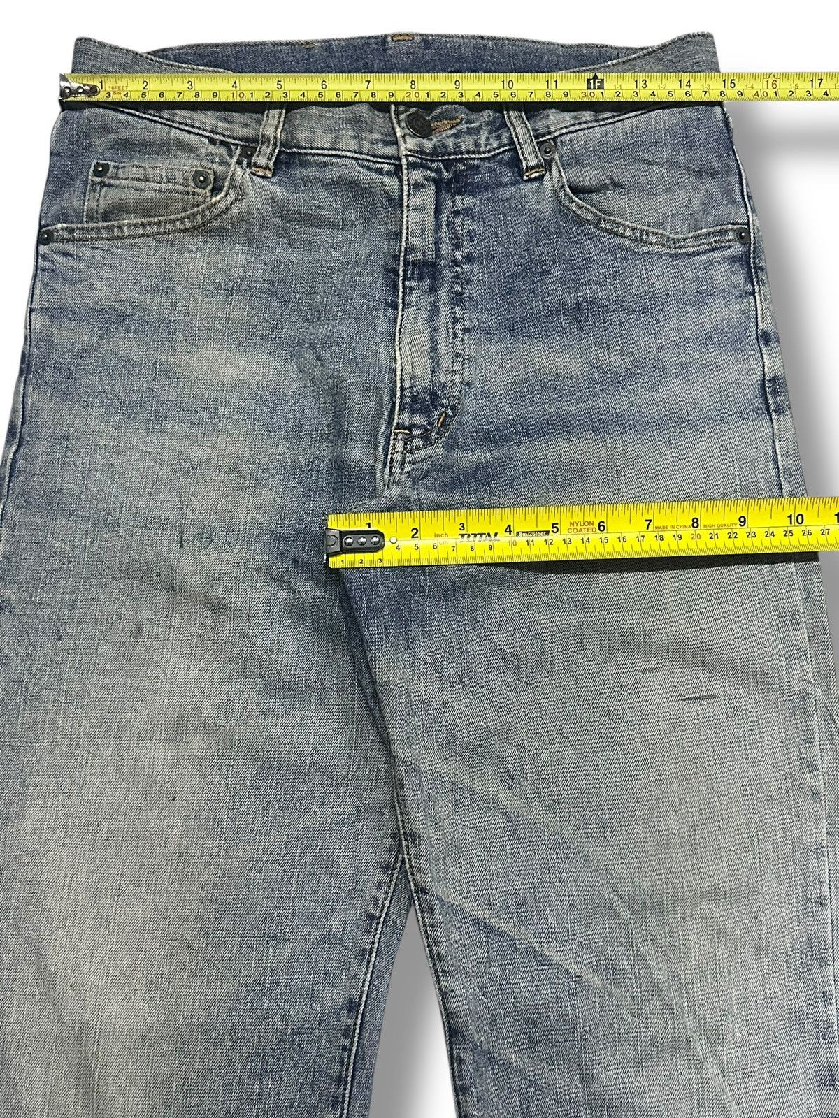 Japanese Brand Crocodile Vintage Baggy Loose Distressed Jeans Faded Size US 30 / EU 46 - 13 Thumbnail