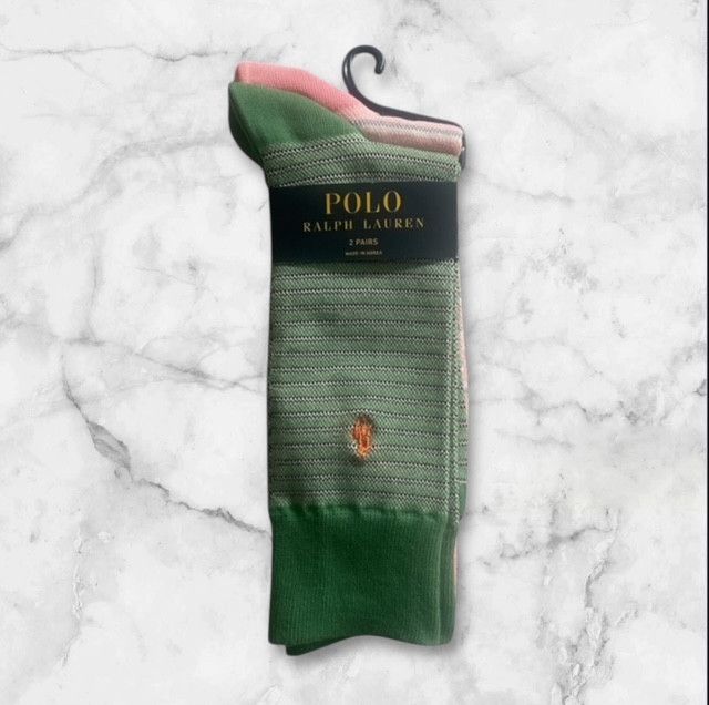 Polo Ralph Lauren Polo Ralph Lauren Oxford Striped Socks (2-Pack) Size ONE SIZE - 3 Thumbnail