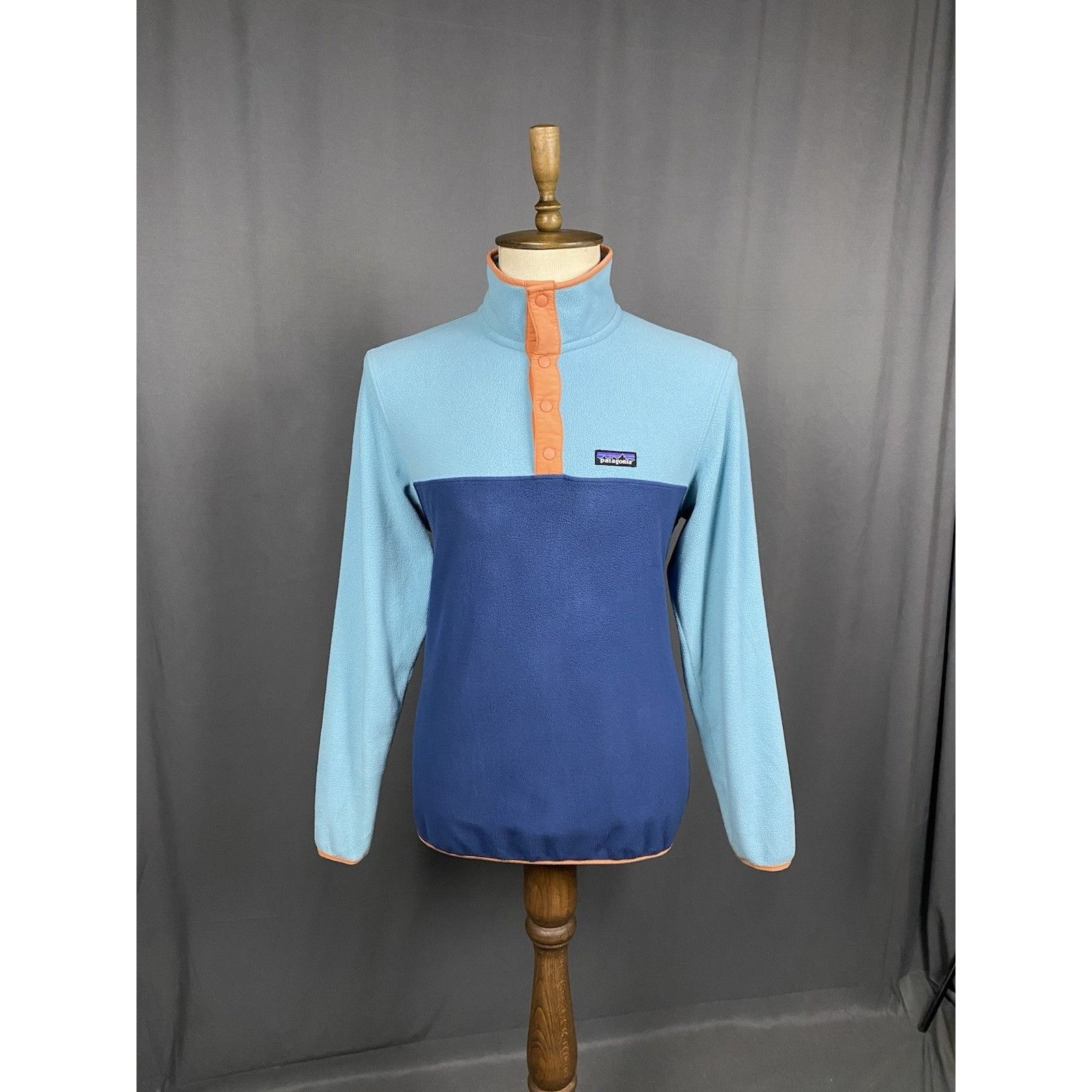 Patagonia Patagonia Men's Blue Fleeced High Neck Sweater Size M Size US M / EU 48-50 / 2 - 1 Thumbnail