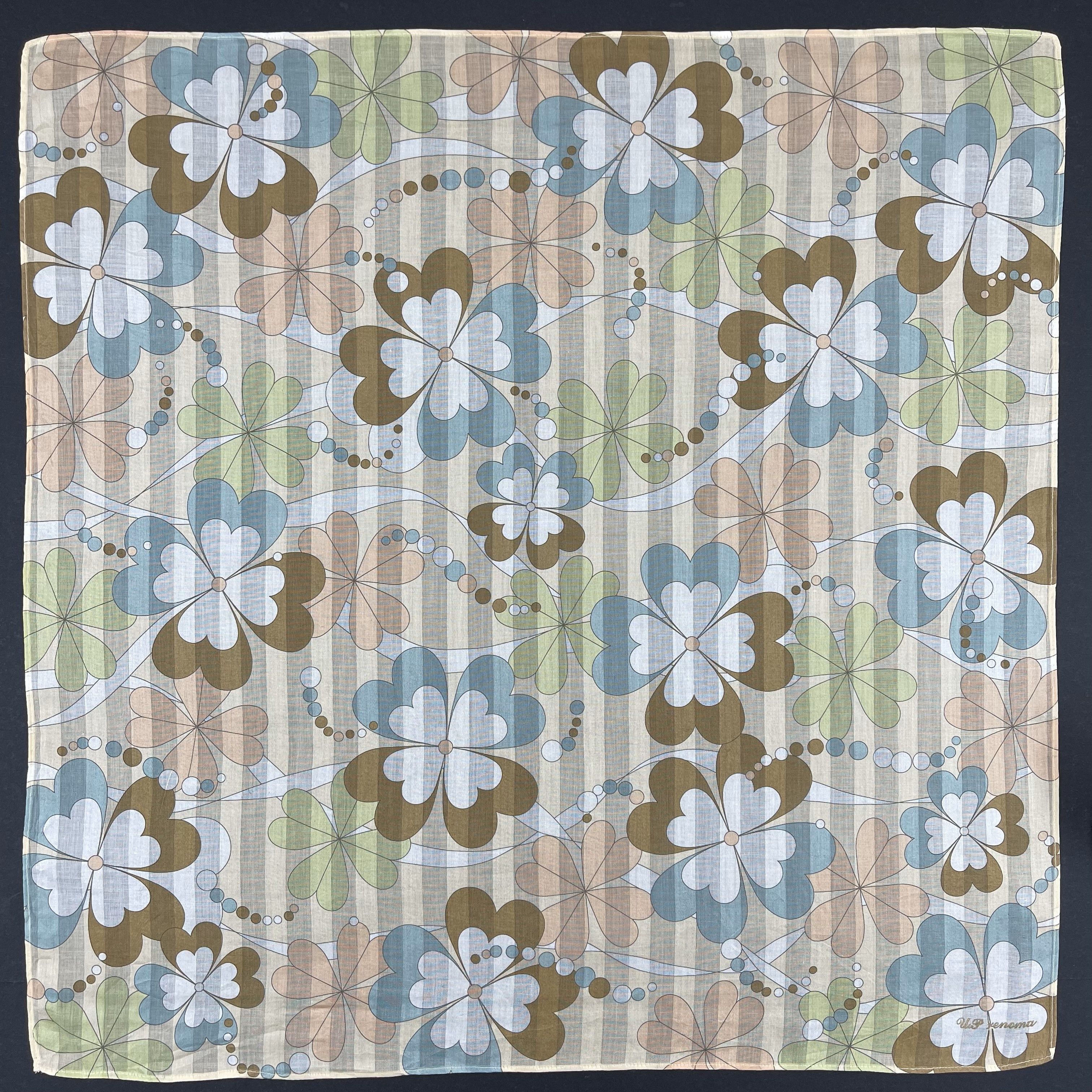 Designer × Vintage U.P Renoma Handkerchief / Neckerchief / Bandana - 4177 Size ONE SIZE - 2 Thumbnail