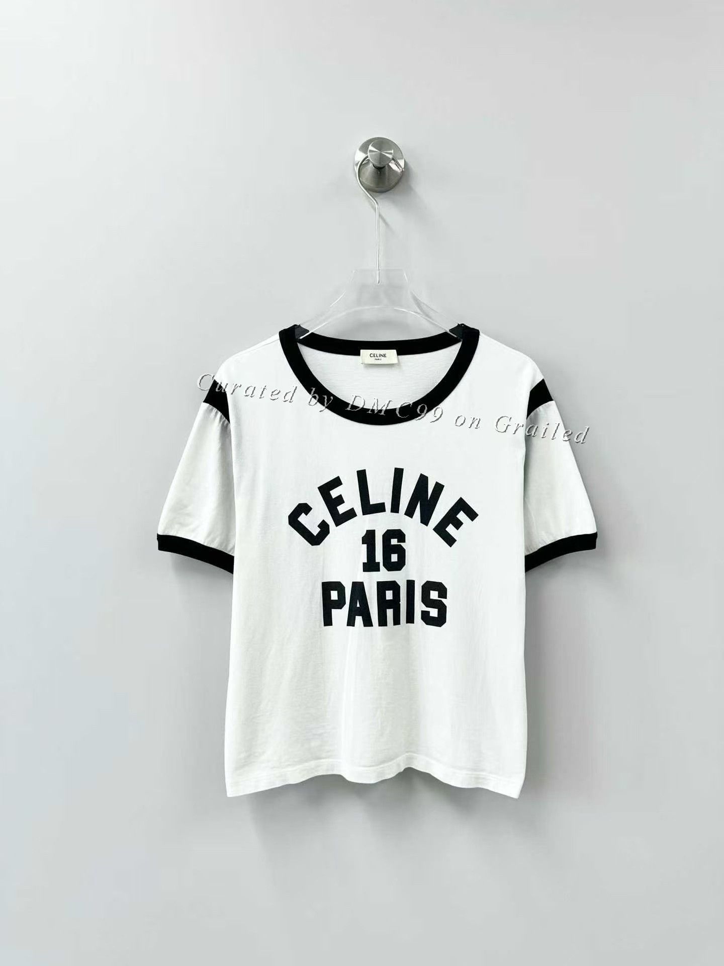 Celine SS19 Celine unlock your fantasies white t shirt logo Hedi