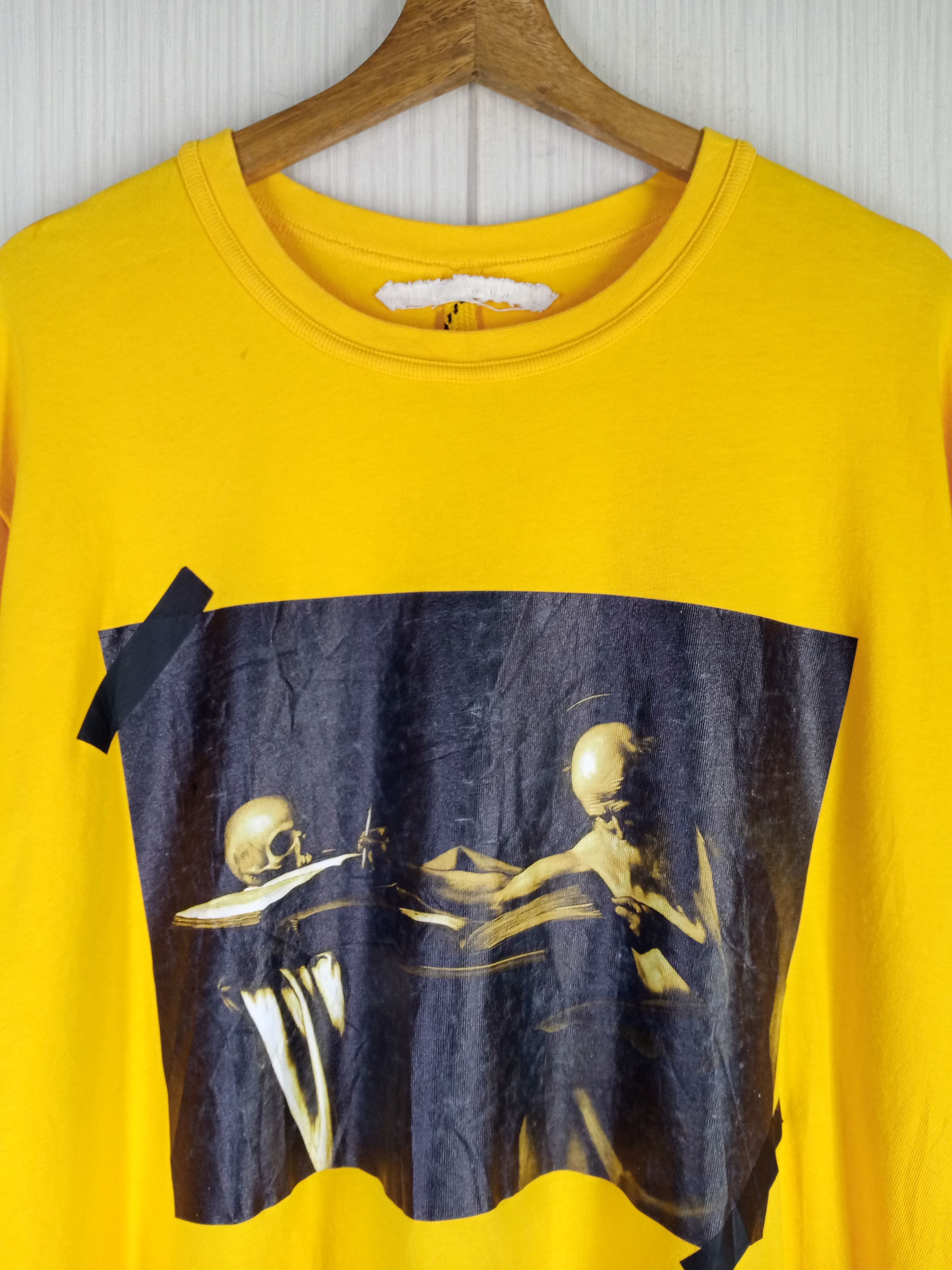 Off-White Off White C/O Virgin Abloh Caravaggio Tshirt Size US L / EU 52-54 / 3 - 4 Thumbnail