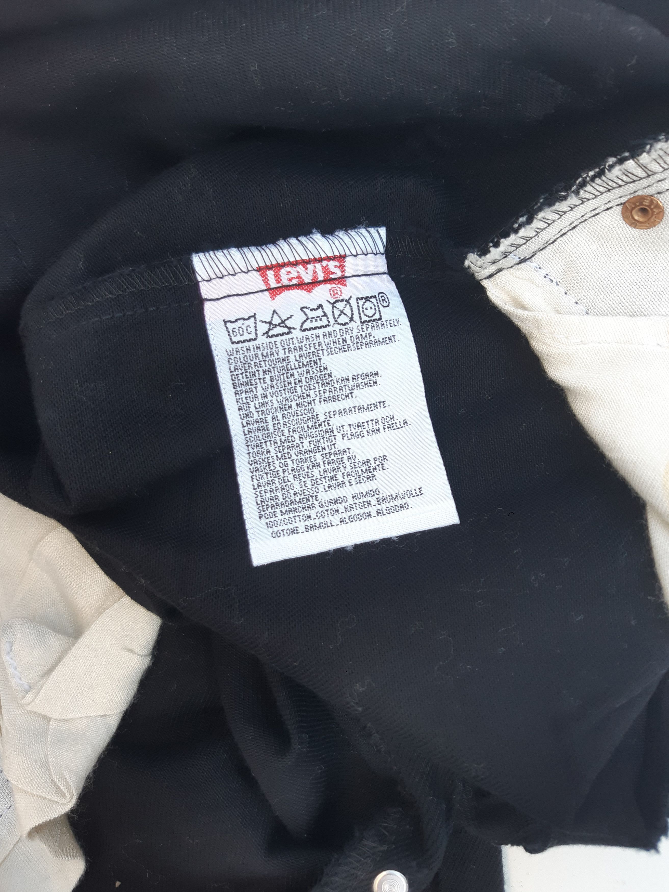 Levi's Vintage 90s LEVIS 501 Original Fit USA size W29/L36 NWT Size 29" - 8 Thumbnail