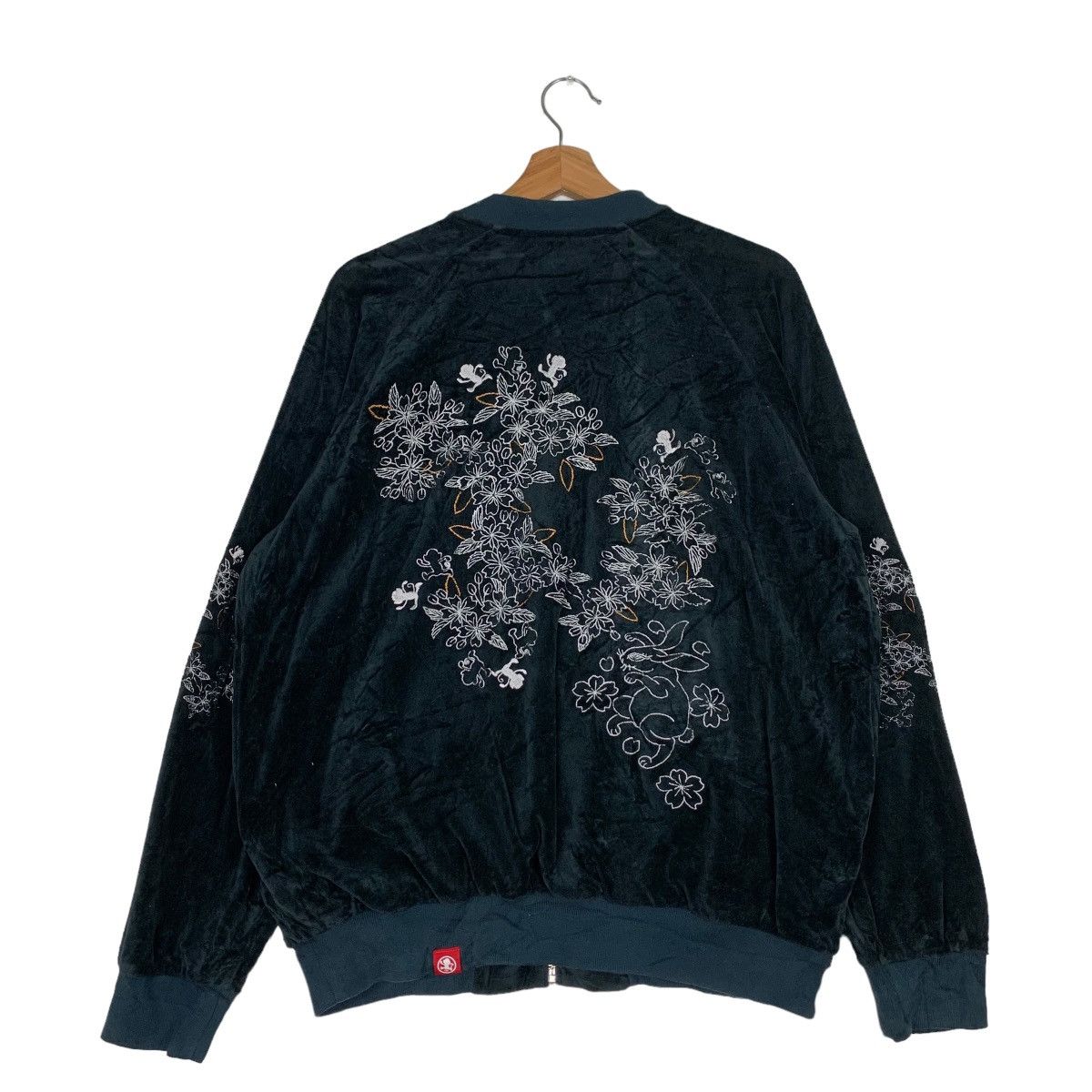Japanese Brand GO COOL Power's Rock Embroidery Sukajan Jacket #0524-C24 Size US L / EU 52-54 / 3 - 7 Thumbnail