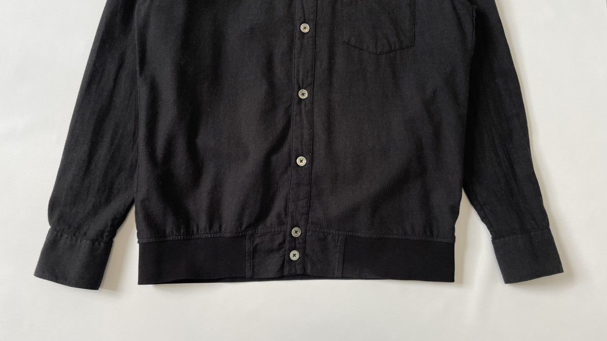 A/W 14 ‘Tobacco Fleck’ Black Wool Shirt