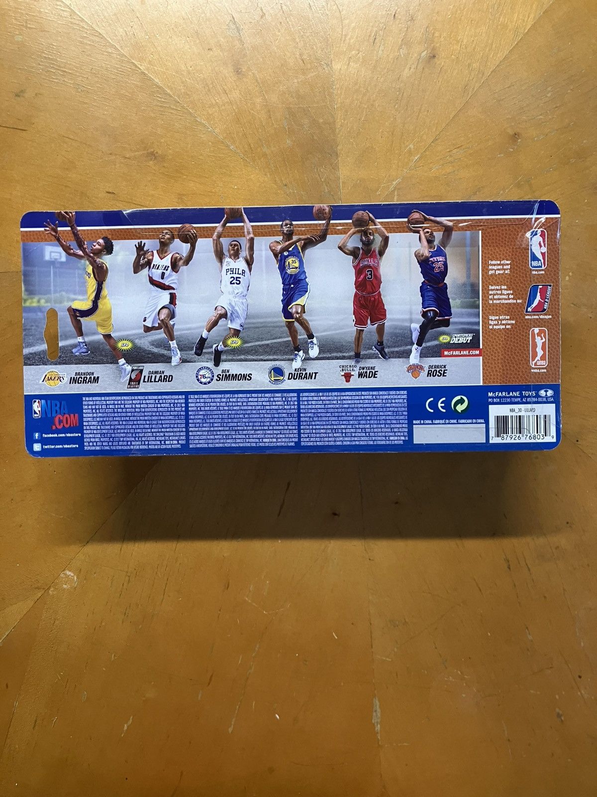NBA McFarlane NBA 30 Damian Lillard Red Jersey Chase #487/1000 Size ONE SIZE - 4 Thumbnail