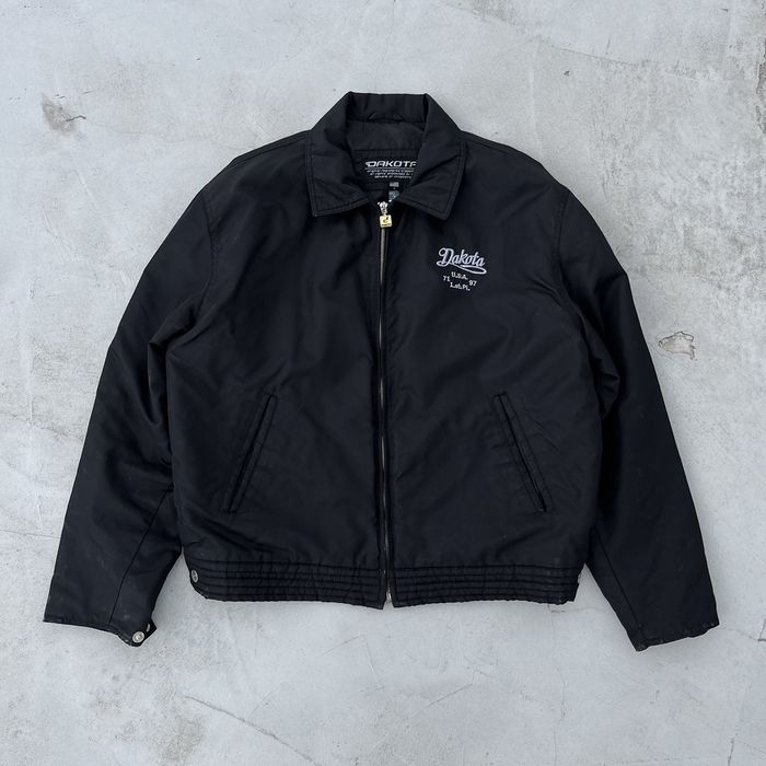 Vintage Dakota Racing Bomber Jacket Embroidered Devil Nylon | Grailed