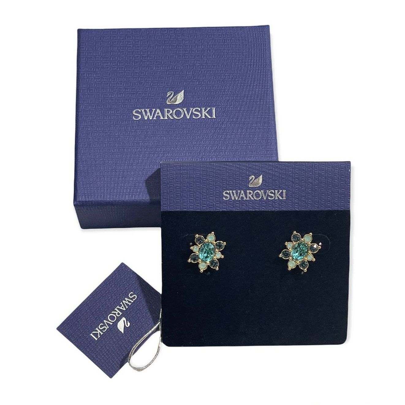 Swarovski Swarovski Crystal Lucky Goddess Stud Earrings New Size ONE SIZE - 1 Thumbnail