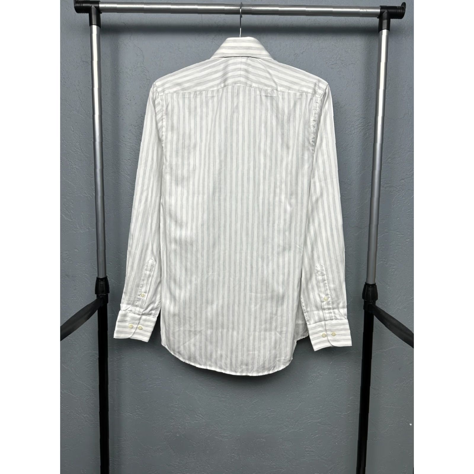 Suitsupply Suitsupply Striped Shirt Slim Fit Size S Mens Long Sleeve Button-Up Multicolor Cotton Shirt Size US S / EU 44-46 / 1 - 8 Thumbnail