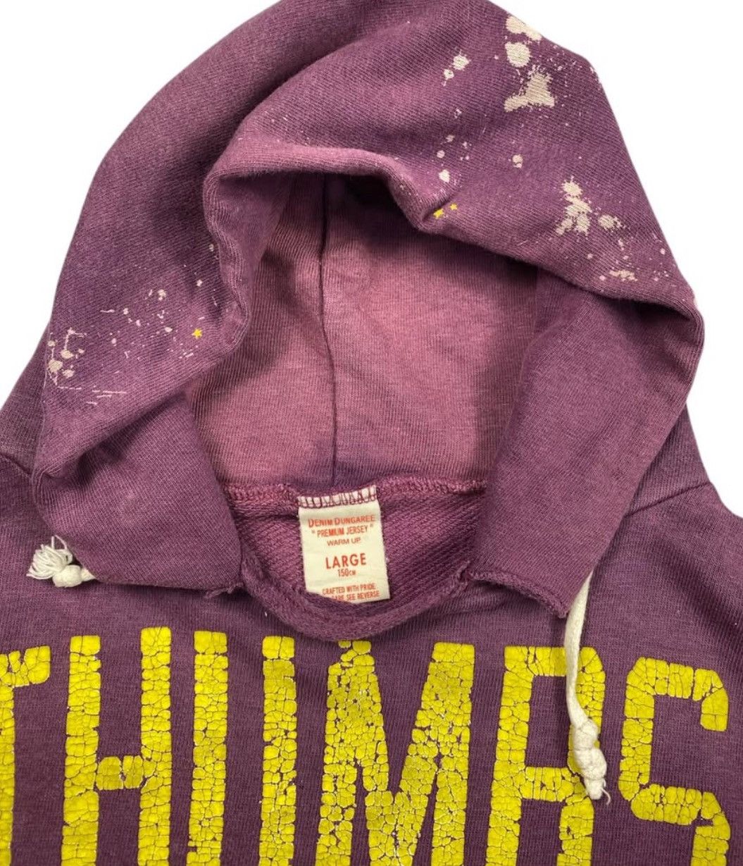 Japanese Brand Vtg Denim And Dungaree Hoodie Rare Design Size US S / EU 44-46 / 1 - 5 Thumbnail