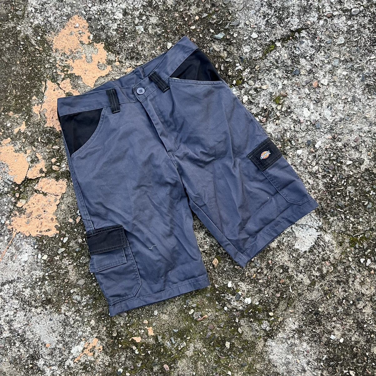 Dickies × Vintage 🔥 Vintage Dickies Big Logo Rap Denim Baggy Shorts Size US 30 / EU 46 - 2 Thumbnail
