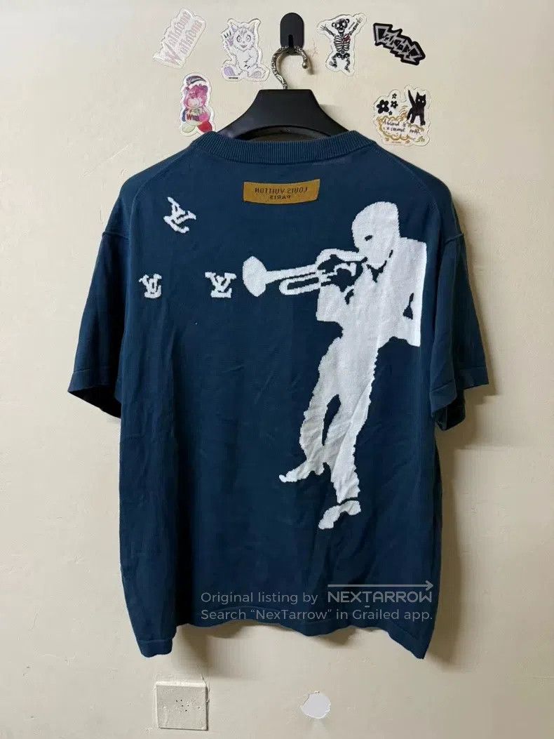 Louis Vuitton Louis Vuitton Pied Piper logo short sleeve Size US M / EU 48-50 / 2 - 2 Thumbnail