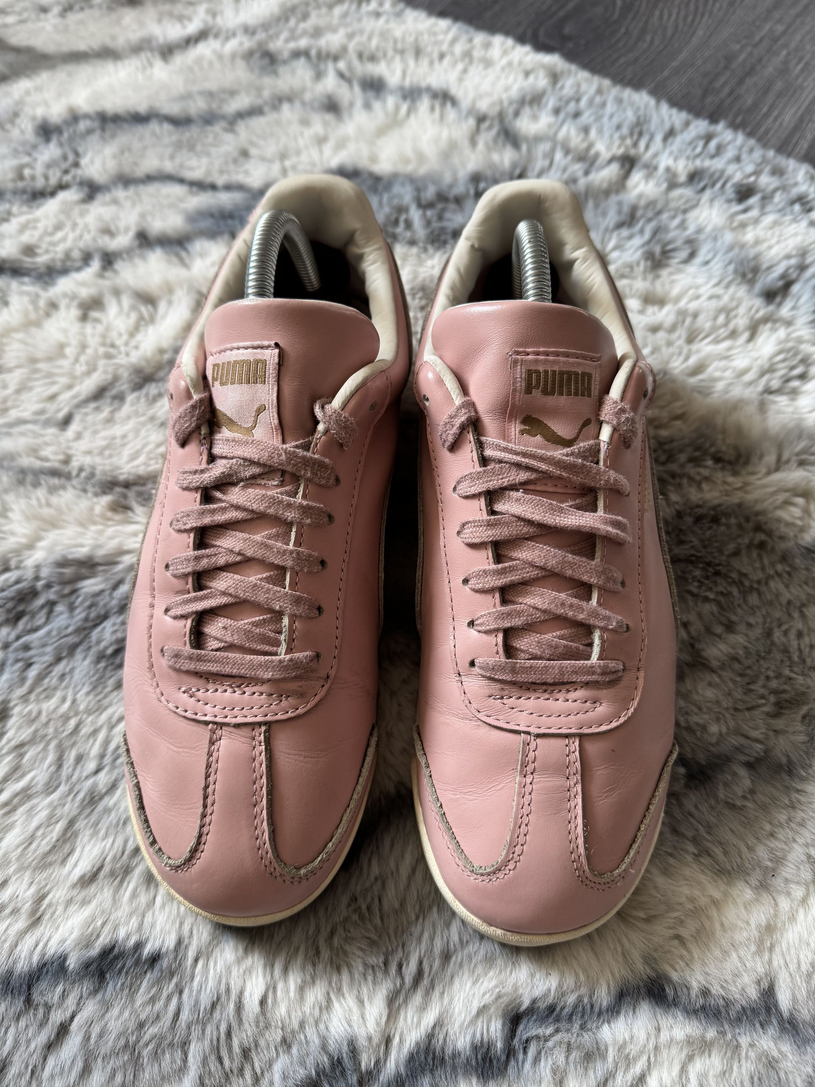 Puma Puma Roma Pink Hype Leather Sneakers Size US 8 / IT 38 - 4 Thumbnail