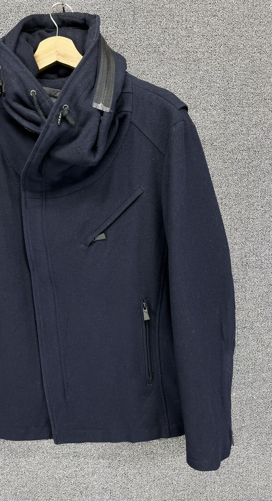 Katharine Hamnett London Vintage Katharine Hamnett London Zip Up Wool Jacket Size M / US 6-8 / IT 42-44 - 4 Thumbnail