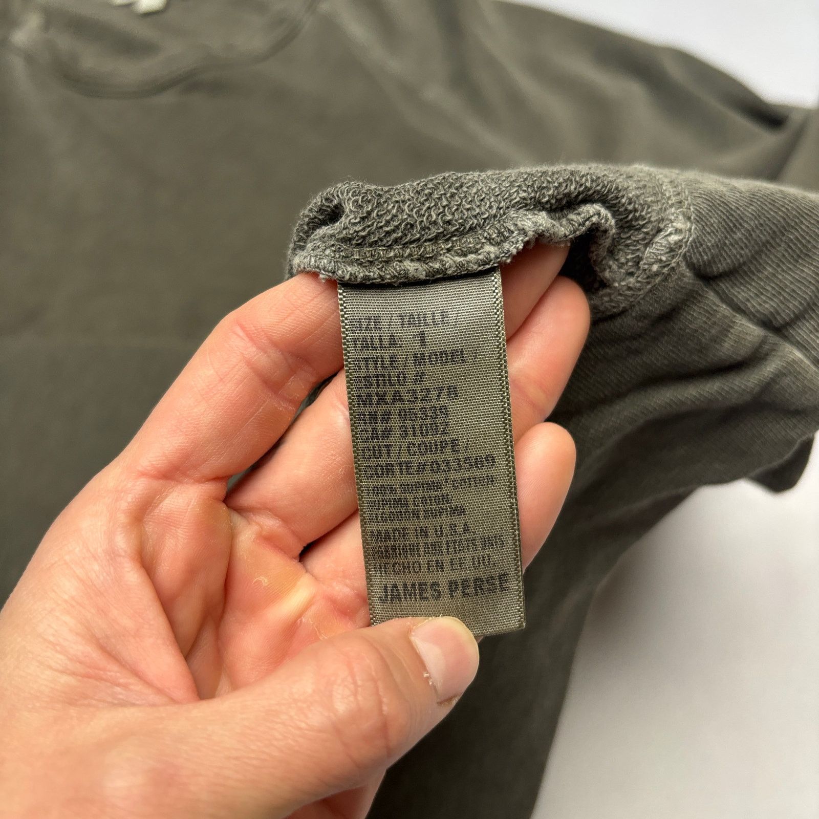 James Perse Standard James Perse Vintage French Terry Sweatshirt Men's 1 Size US S / EU 44-46 / 1 - 7 Thumbnail