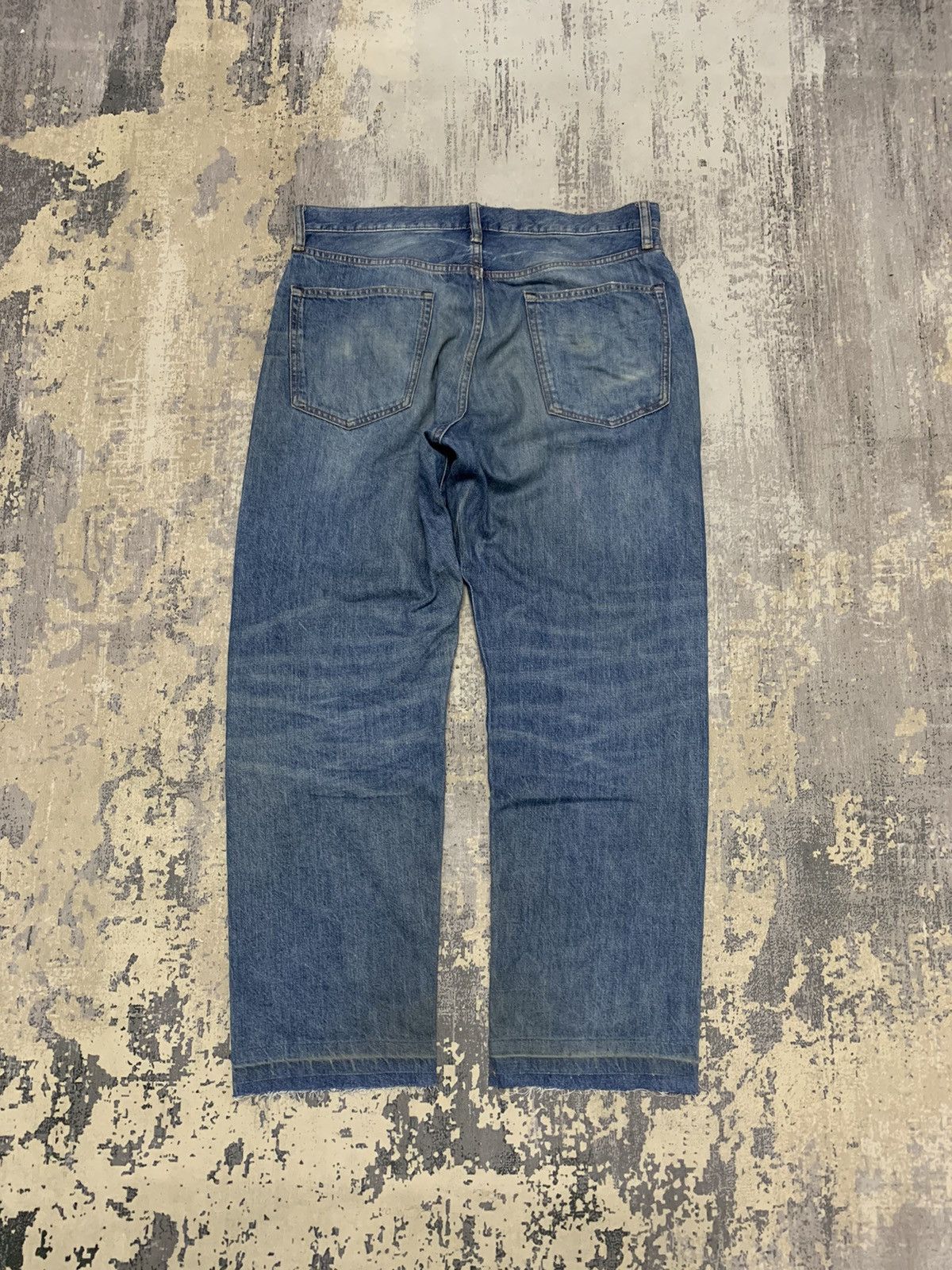 Japanese Brand Distressed Denim Japanese GU Vintage Jeans 34x29 Size US 34 / EU 50 - 7 Thumbnail
