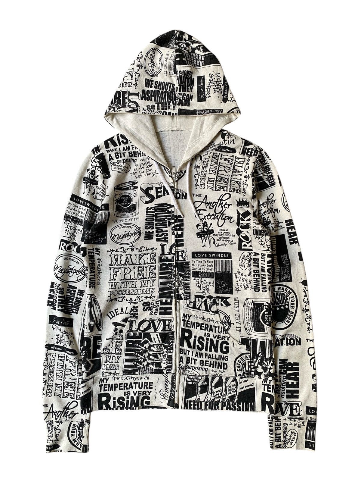 Hysteric Glamour Japanese Brand Fullprint Design Hoodie Size US S / EU 44-46 / 1 - 1 Thumbnail