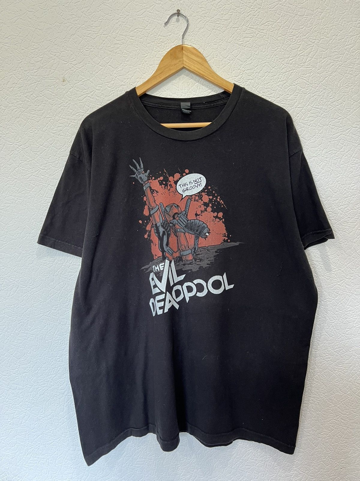 Vintage Vintage The Evil Deadpool Black T Shirt Tee Rare Size US XL / EU 56 / 4 - 1 Thumbnail