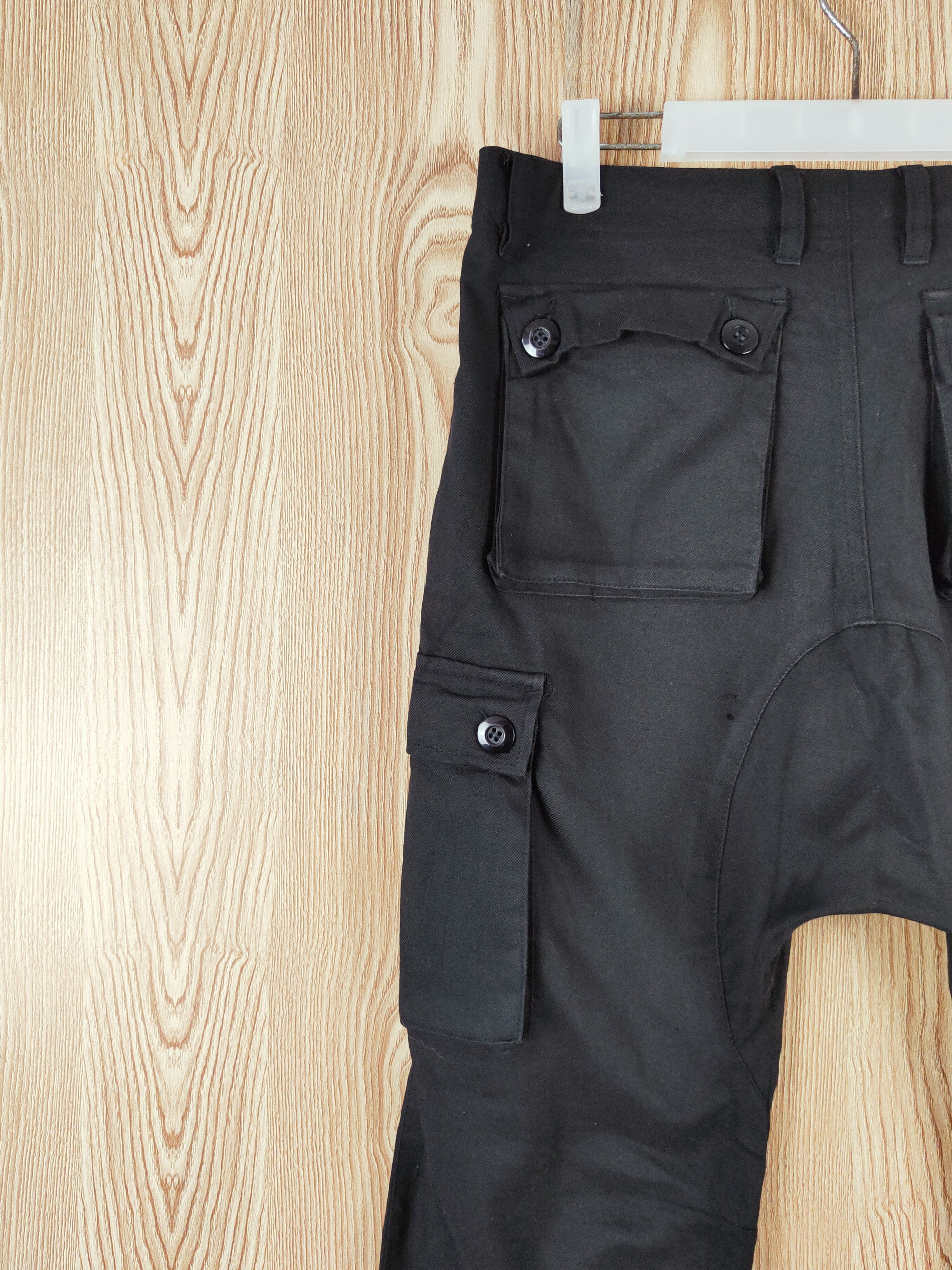 Japanese Brand DL Suggestion Black Multipocket Tactical Cargo Pants #W374 Size US 32 / EU 48 - 8 Thumbnail