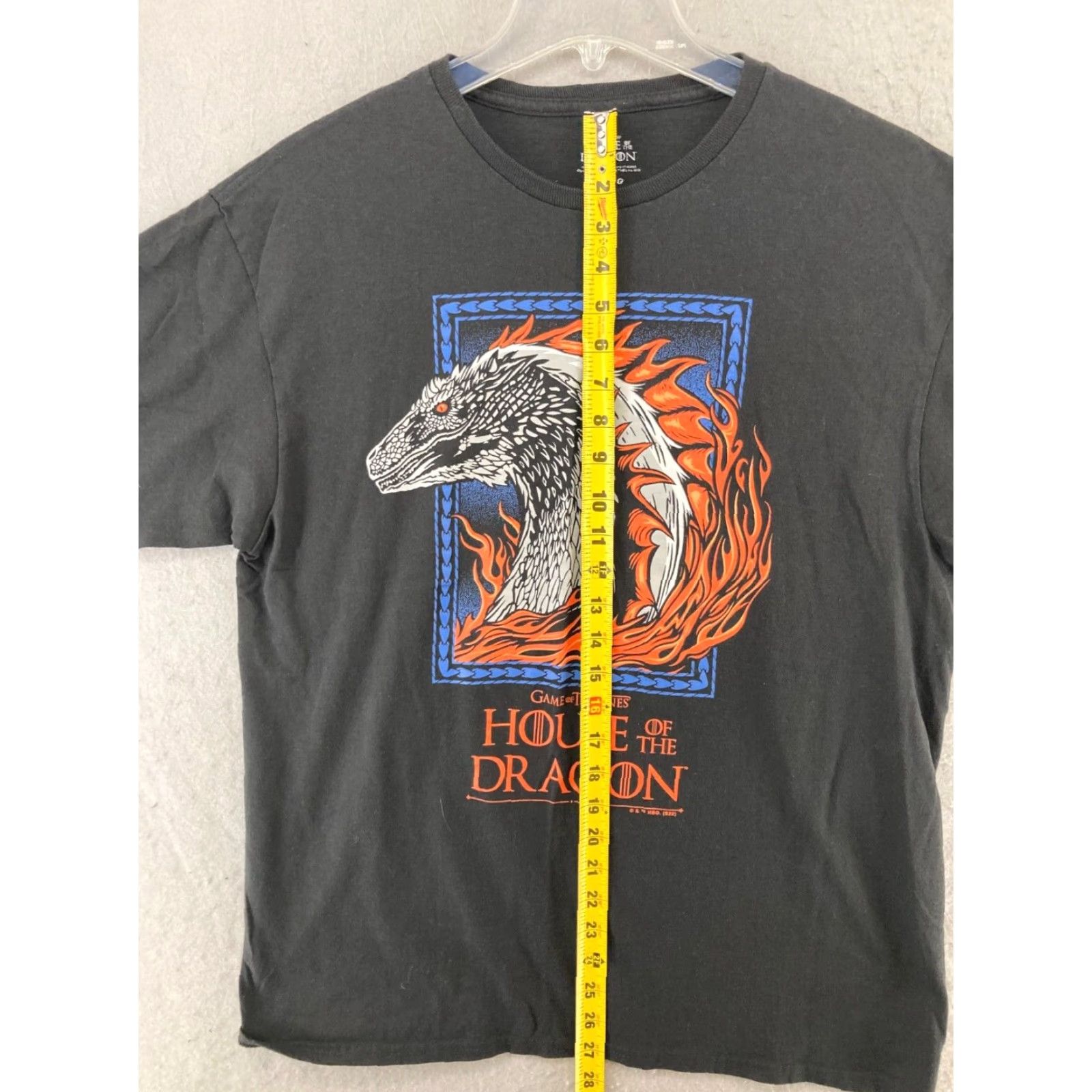 Vintage House Of The Dragon Nike Shirt Mens L Black Dragon Fire Shirt Size US L / EU 52-54 / 3 - 3 Thumbnail