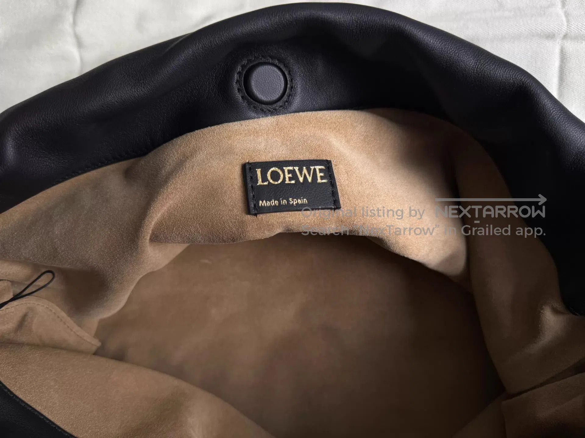 Loewe LOEWE Flamenco Purse Nappa Lambskin Medium Black Women's/ Size ONE SIZE - 8 Thumbnail