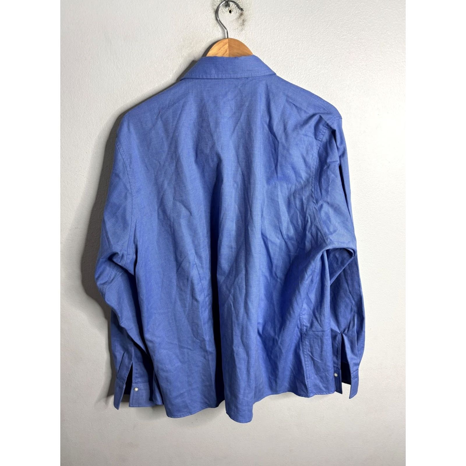 Cutter & Buck Cutter & Buck Shirt Mens 3XL Big & Tall Blue Button Front Long Sleeve Casual Shirt Size US XXL / EU 58 / 5 - 5 Thumbnail