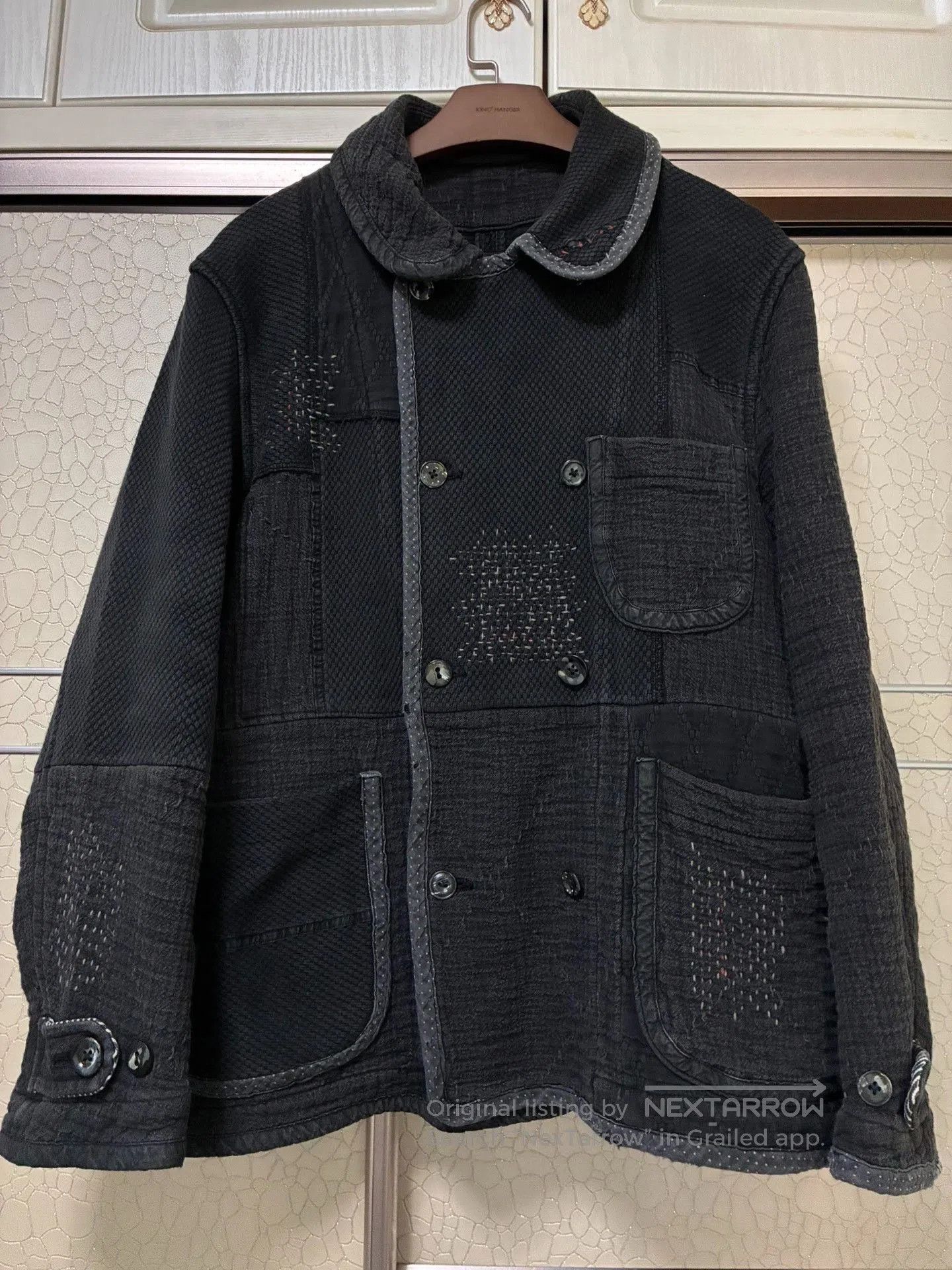 Porter Classic Porter Classic Kendo Sashiko Short Pea Coat. Size US XL / EU 56 / 4 - 1 Thumbnail