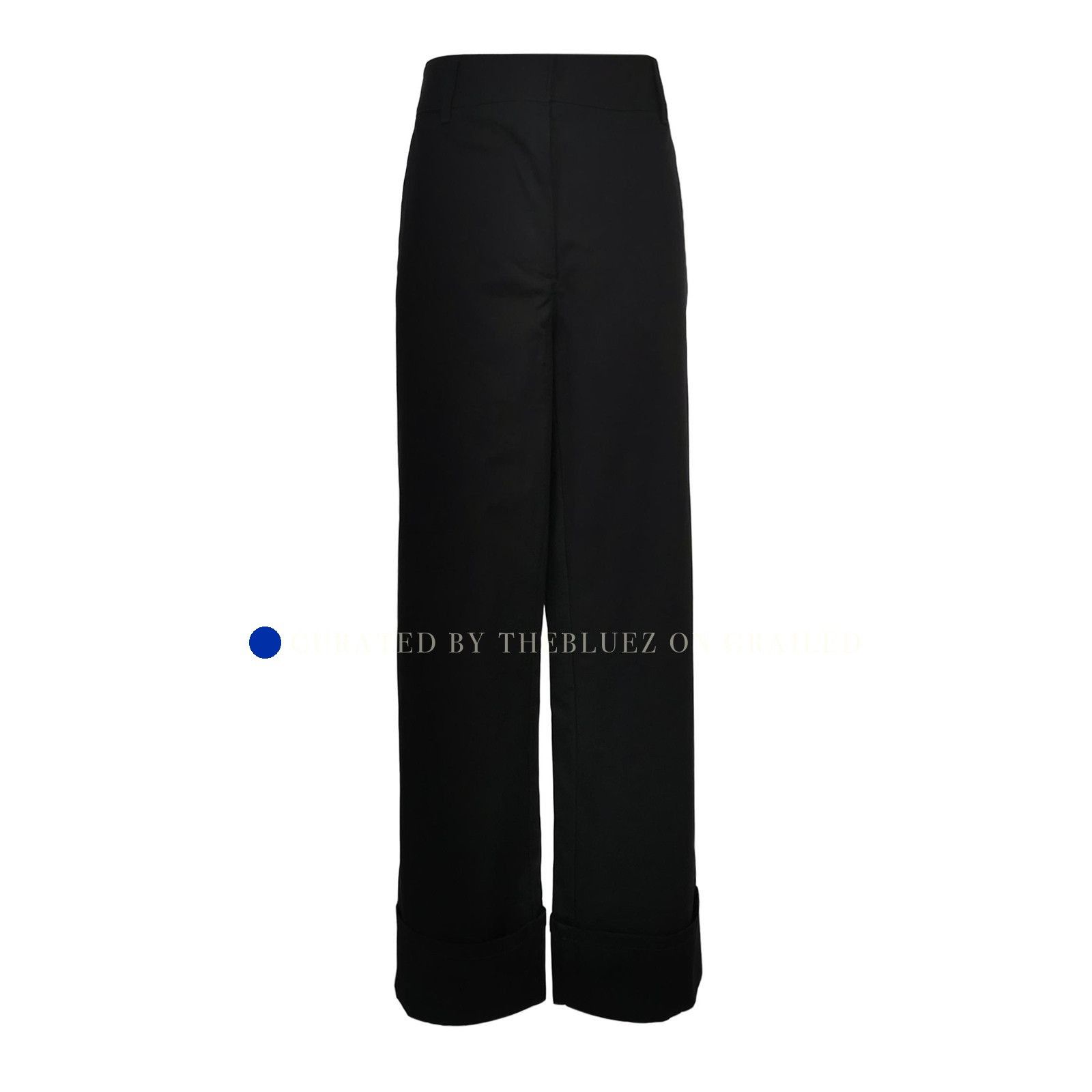 Prada Black Logo Cotton Casual Pants Size US 28 / EU 44 - 1 Thumbnail