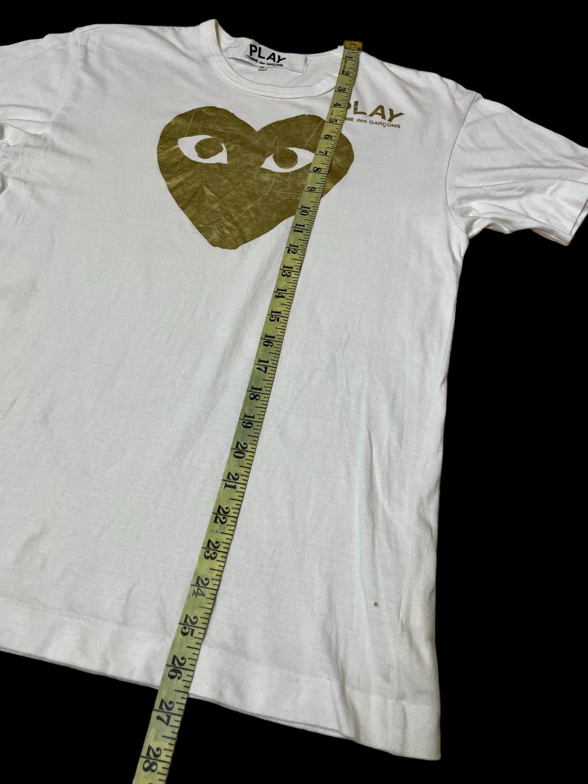 Comme des Garcons PLAY CDG PLAY COMME DES GARCONS GOLD HEART T SHIRT Size US S / EU 44-46 / 1 - 6 Thumbnail