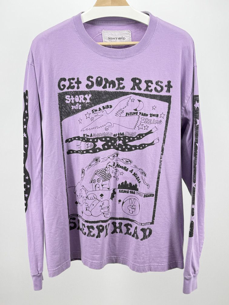 Story Mfg. Lilac Sleepyhead Longsleeve Size US L / EU 52-54 / 3 - 1 Thumbnail