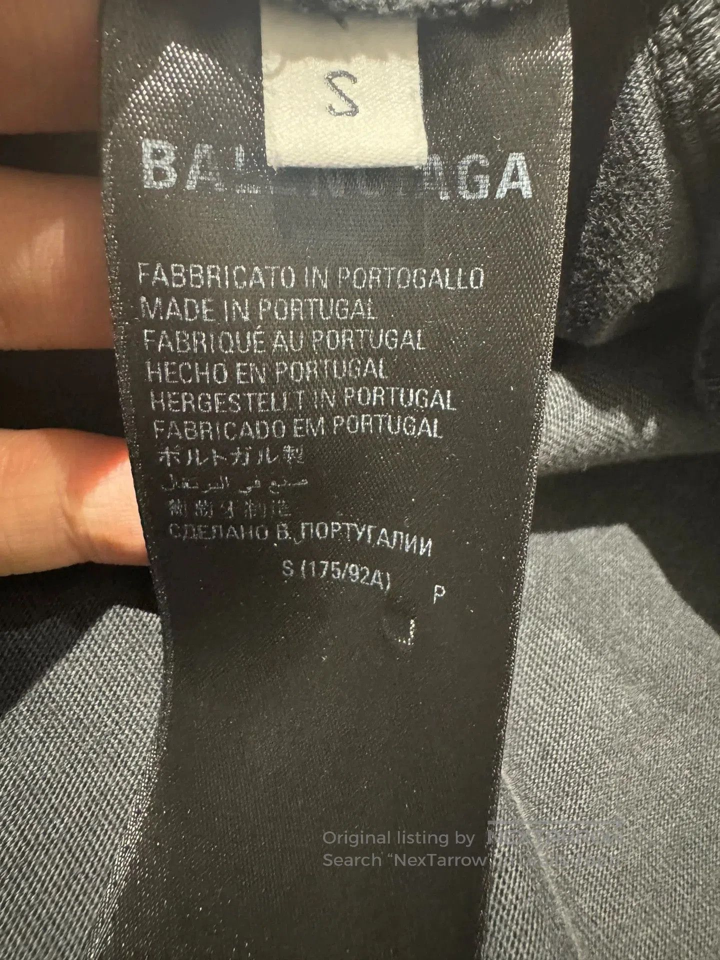 Balenciaga Balenciaga Black Bat Short Sleeve. Size US S / EU 44-46 / 1 - 4 Thumbnail